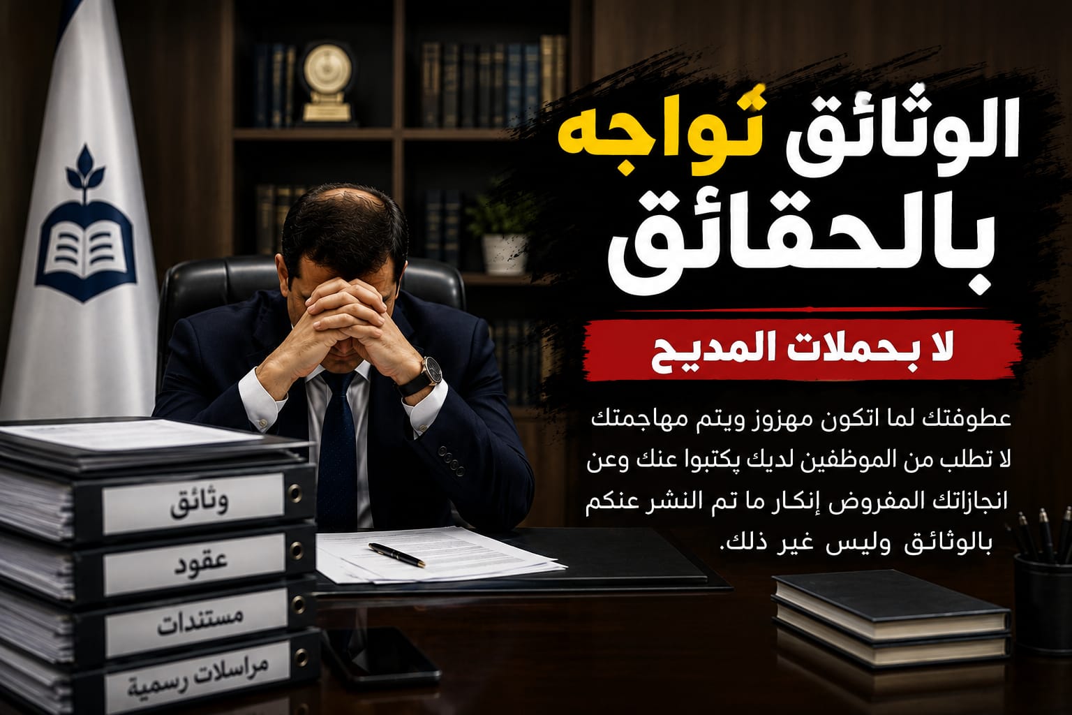 صورة حول : الوثائق تُواجَه بالحقائق لا بحملات المديح الوثائق تُواجَه بالحقائق لا بحملات المديح