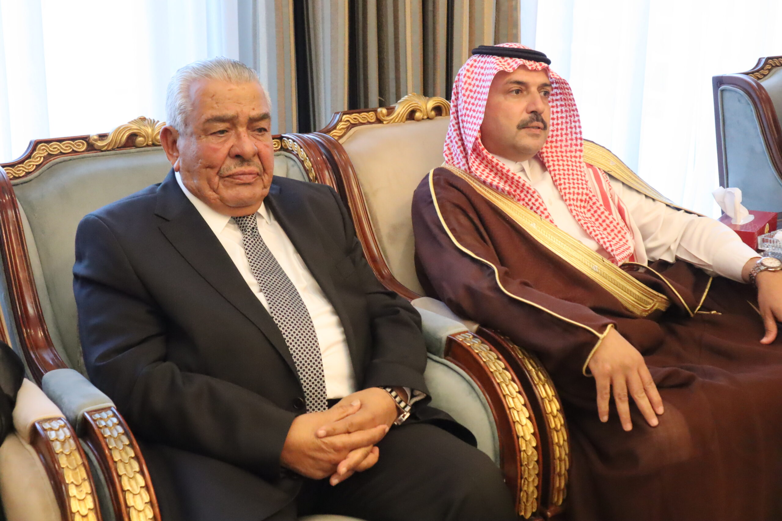 سفارة قطر في الأردن تستقبل المعزين بوفاة الأمير الوالد الشيخ حمد بن خليفة آل ثاني