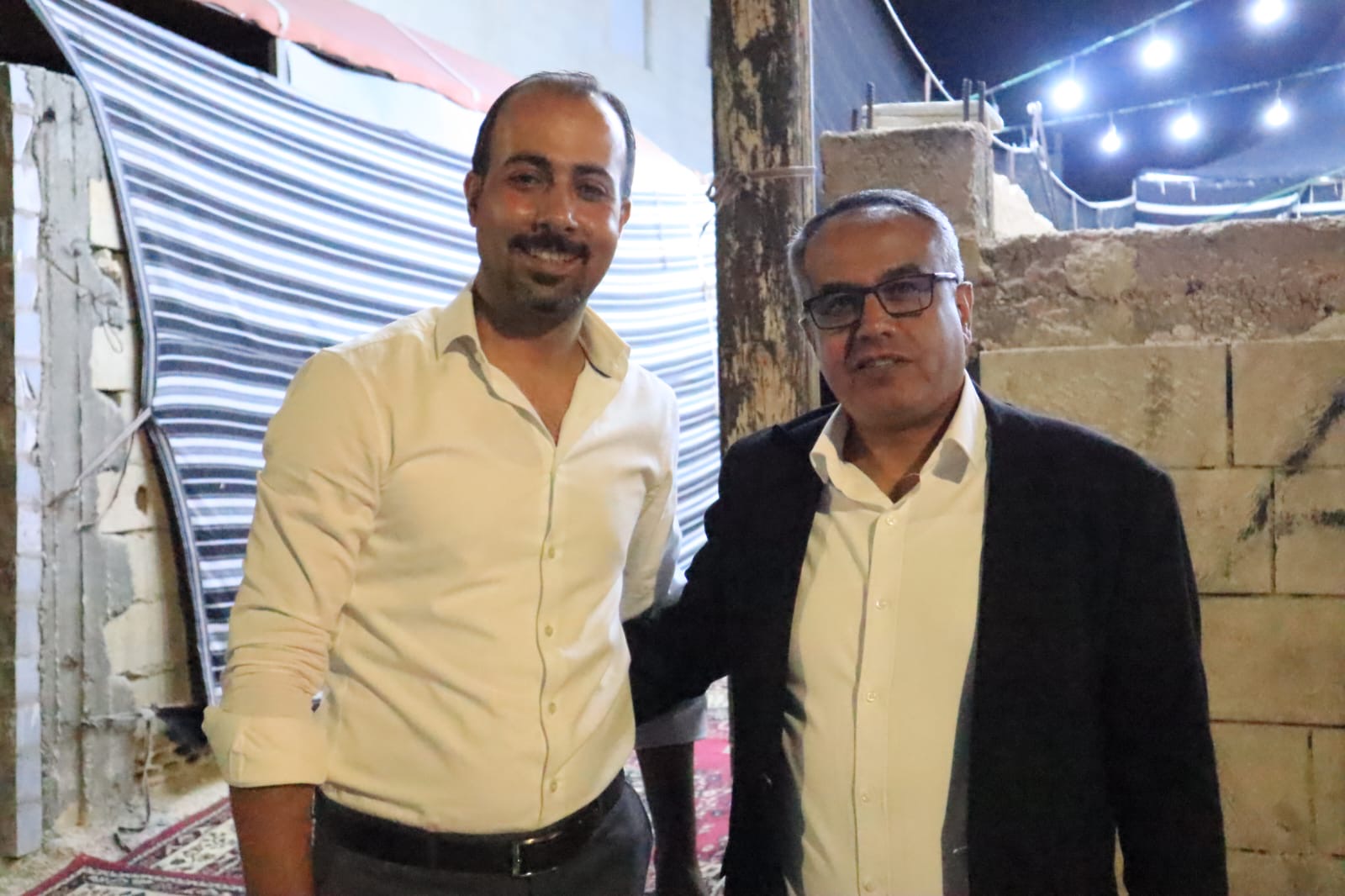 بالصور... المصري والحموري والملكاوي في ضيافة الزميل احمد البدادوة