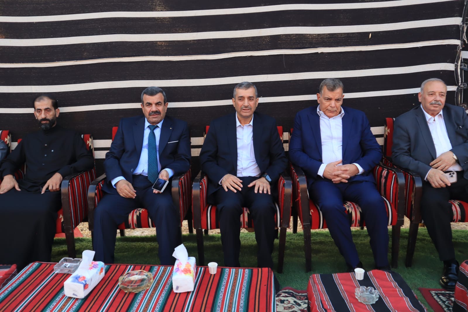 بالصور... المصري والحموري والملكاوي في ضيافة الزميل احمد البدادوة