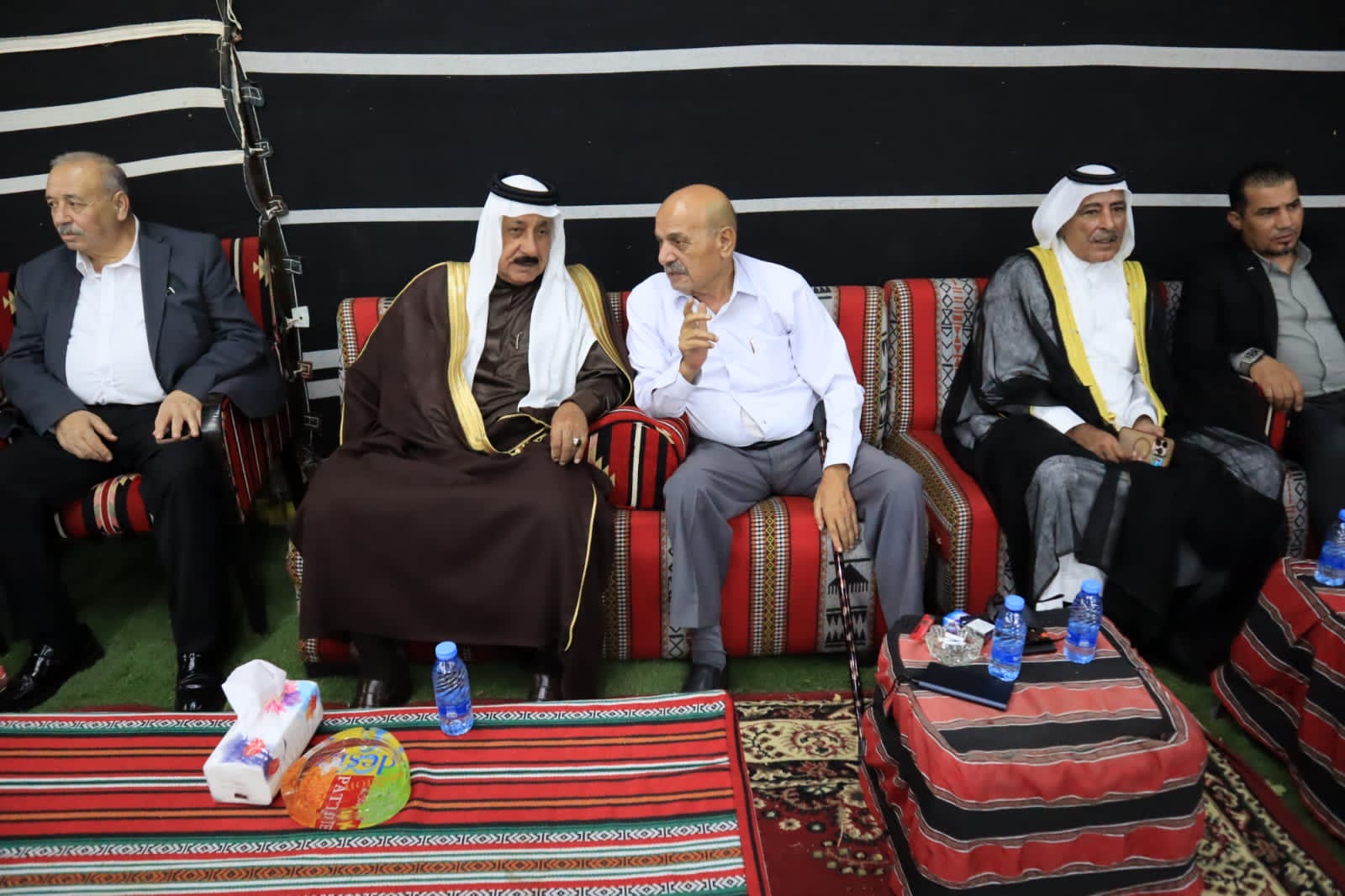 بالصور... المصري والحموري والملكاوي في ضيافة الزميل احمد البدادوة