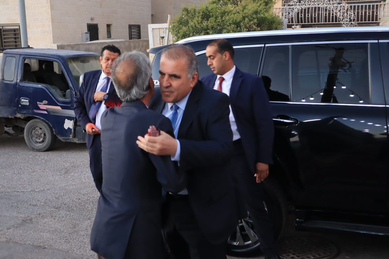 بالصور... المصري والحموري والملكاوي في ضيافة الزميل احمد البدادوة