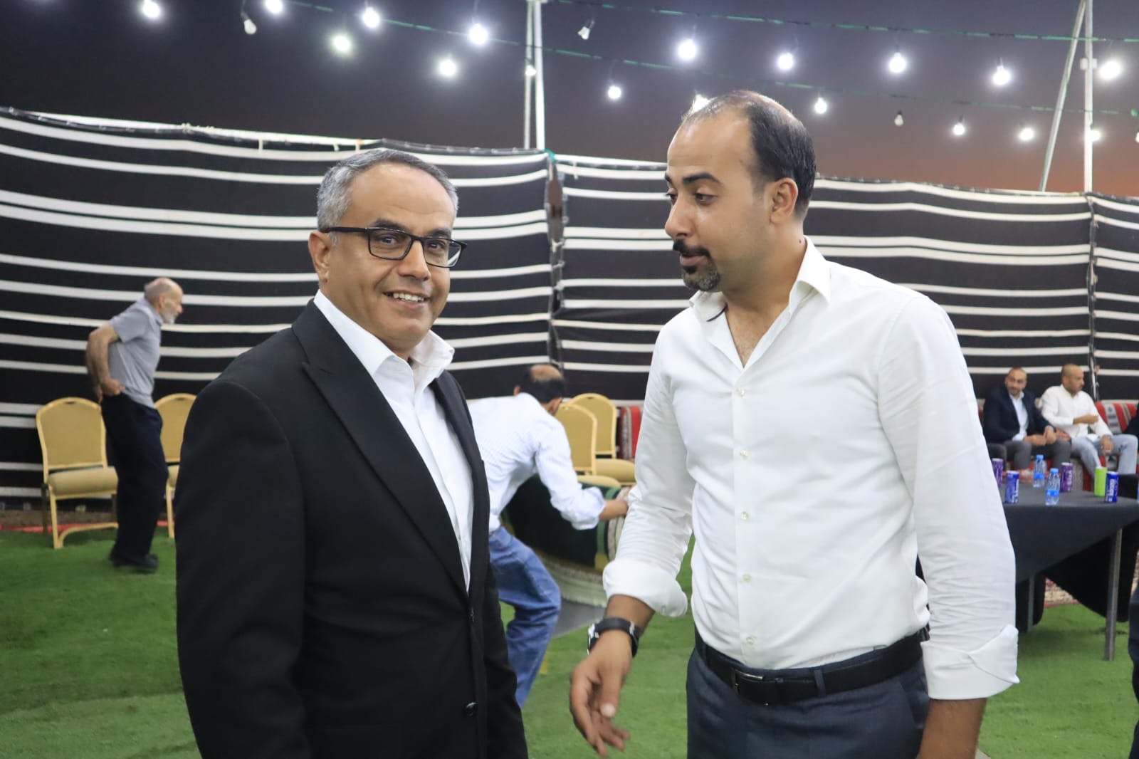 بالصور... المصري والحموري والملكاوي في ضيافة الزميل احمد البدادوة