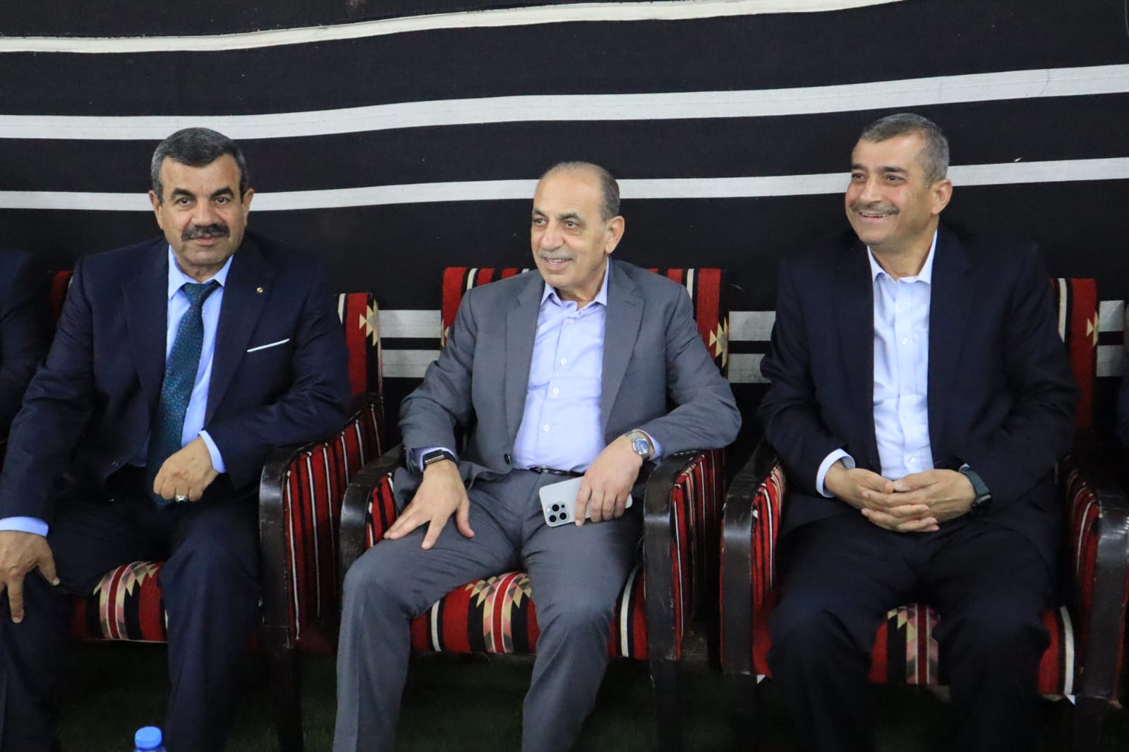 بالصور... المصري والحموري والملكاوي في ضيافة الزميل احمد البدادوة