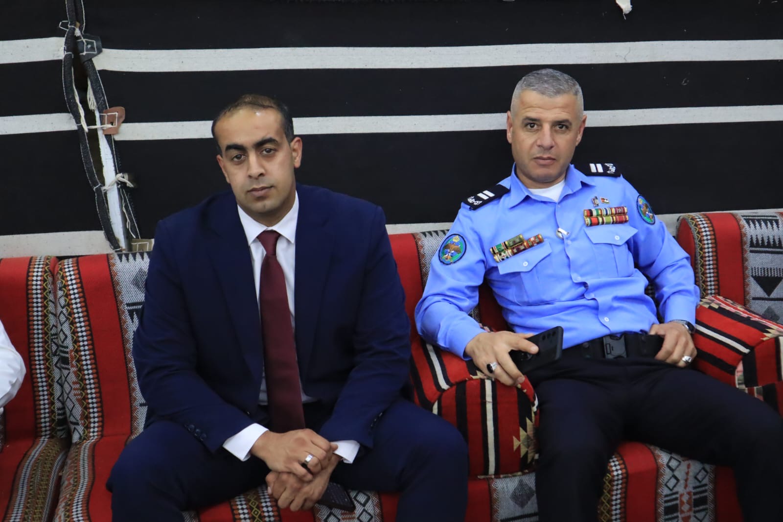 بالصور... المصري والحموري والملكاوي في ضيافة الزميل احمد البدادوة