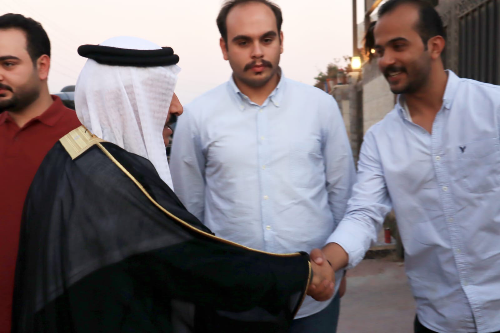 بالصور... المصري والحموري والملكاوي في ضيافة الزميل احمد البدادوة