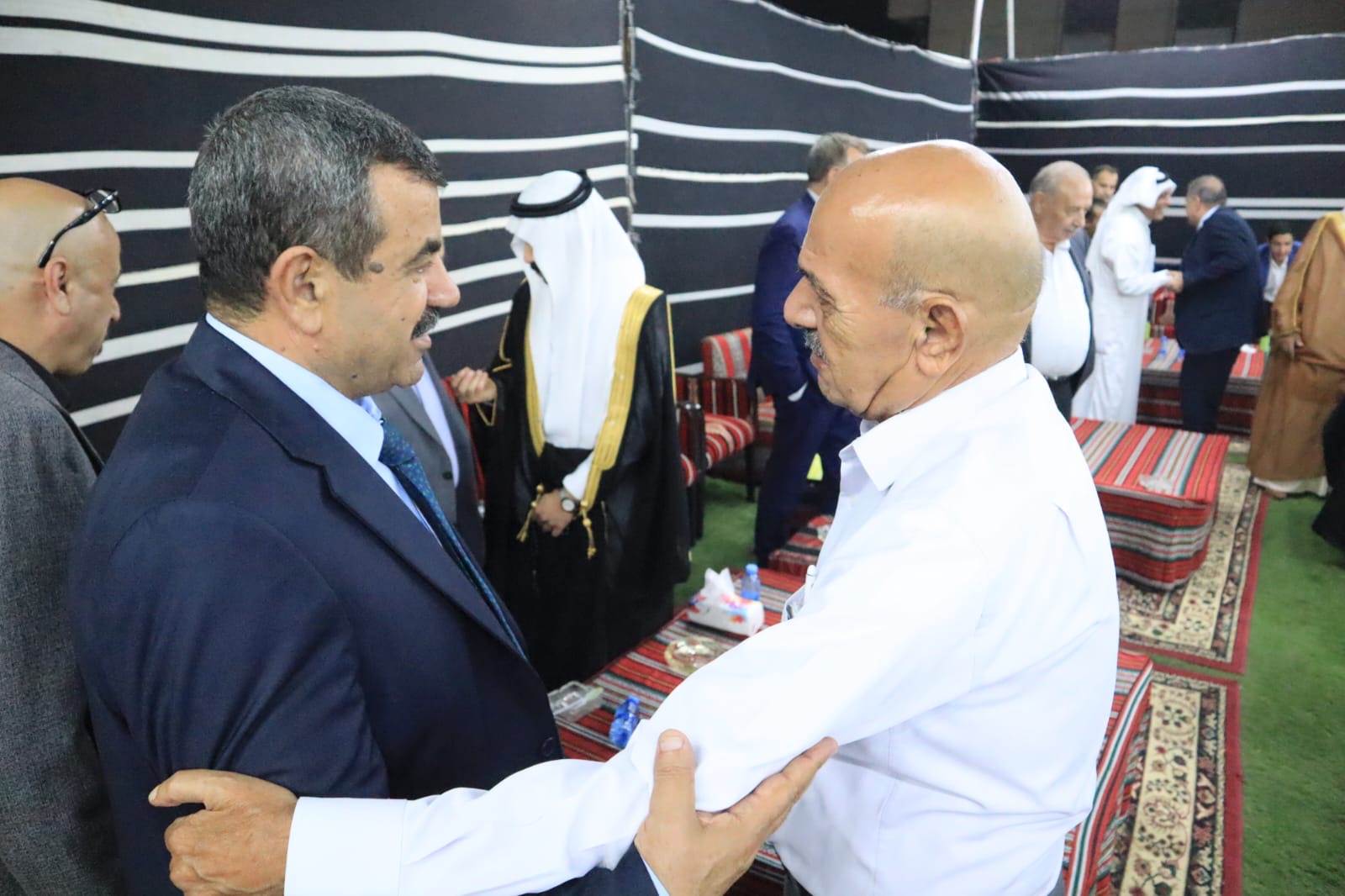 بالصور... المصري والحموري والملكاوي في ضيافة الزميل احمد البدادوة