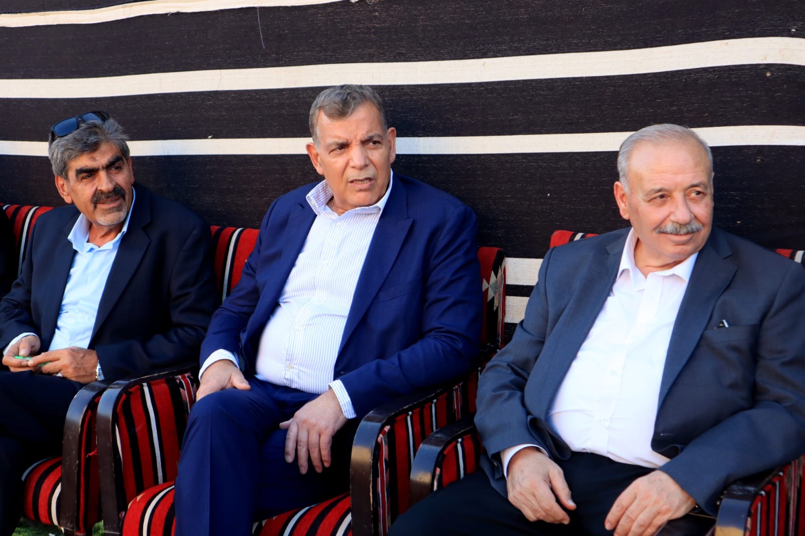 بالصور... المصري والحموري والملكاوي في ضيافة الزميل احمد البدادوة