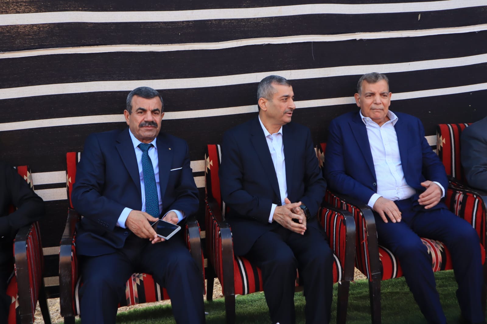 بالصور... المصري والحموري والملكاوي في ضيافة الزميل احمد البدادوة
