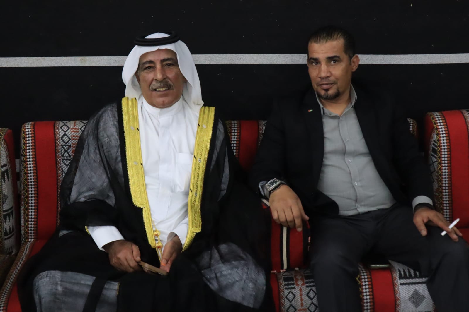 بالصور... المصري والحموري والملكاوي في ضيافة الزميل احمد البدادوة