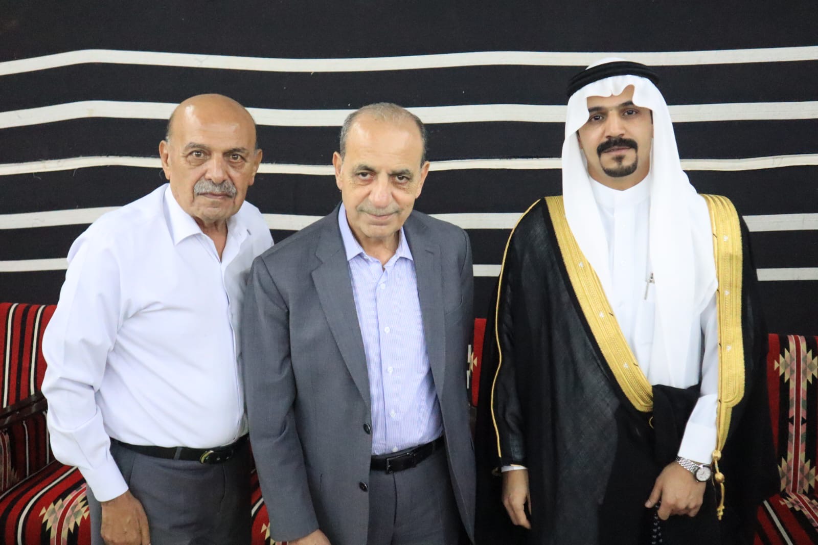بالصور... المصري والحموري والملكاوي في ضيافة الزميل احمد البدادوة