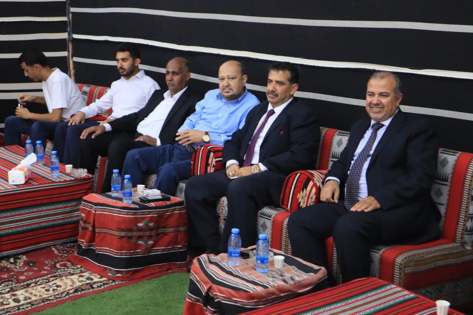 بالصور... المصري والحموري والملكاوي في ضيافة الزميل احمد البدادوة