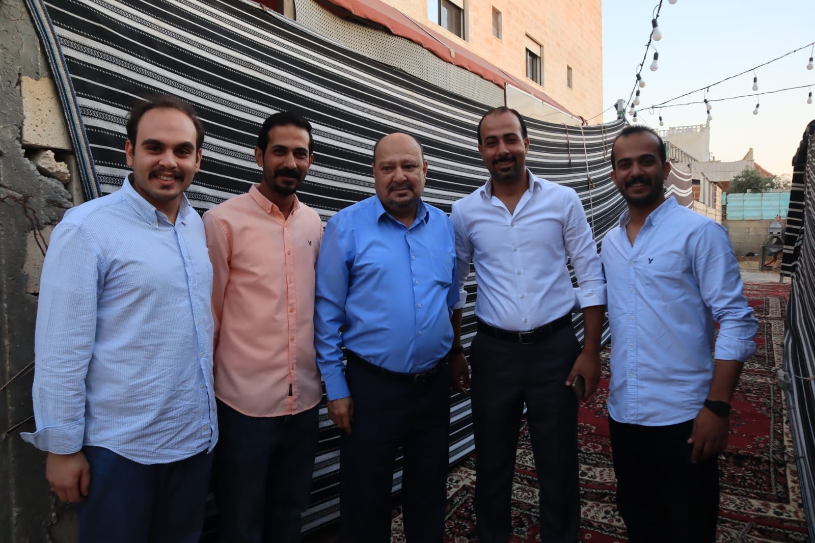 بالصور... المصري والحموري والملكاوي في ضيافة الزميل احمد البدادوة