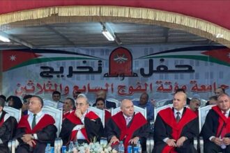 القسوس يرعى حفل تخريج الفوج السابع والثلاثين في جامعة مؤتة