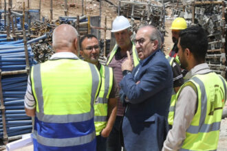 أبو السمن يتفقد مشاريع طرق حيوية في إقليم الشمال