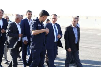 الفراية يتفقد مركز حدود جابر وساحة الشحن الجديدة