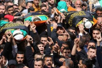 استشهاد ثلاثة فلسطينيين بغارة لطائرات الاحتلال غرب جنين