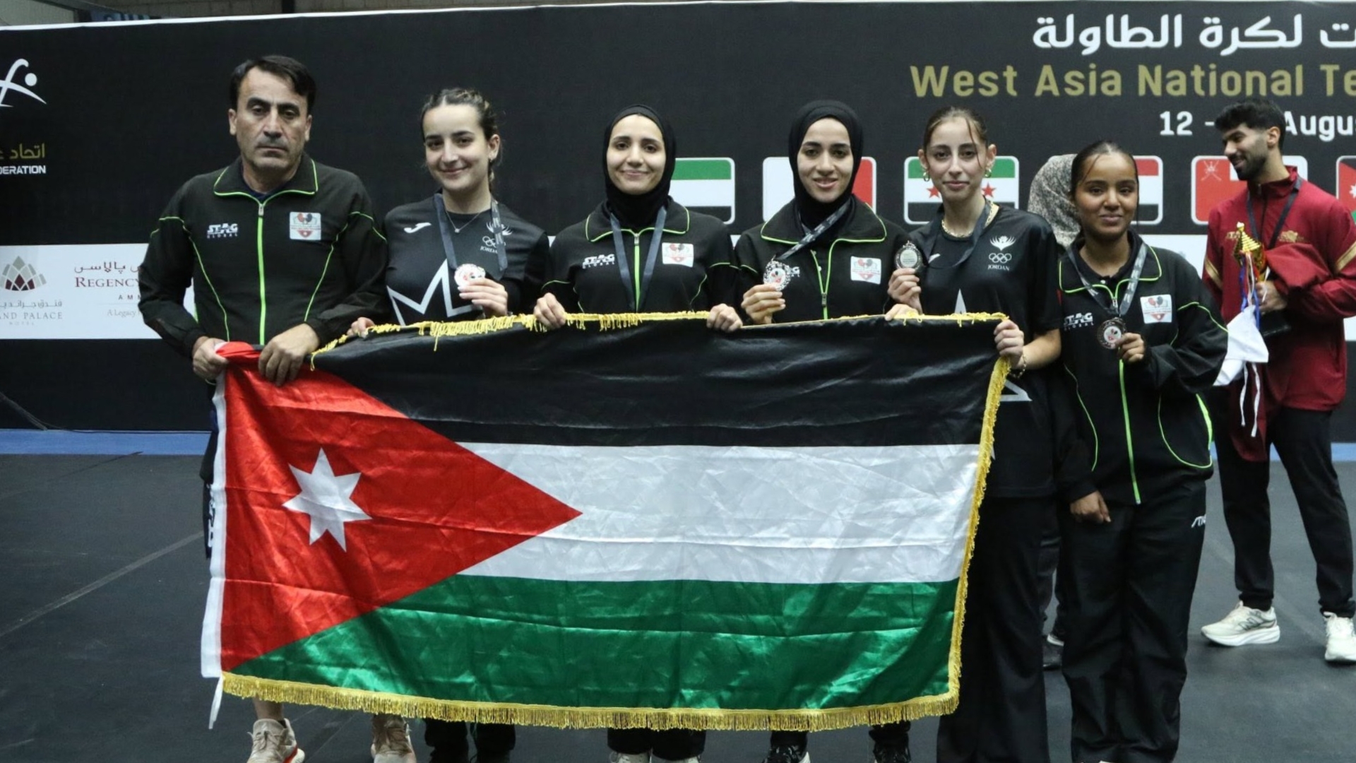 منتخبات كرة الطاولة تحصد 6 ميداليات في بطولة غرب آسيا