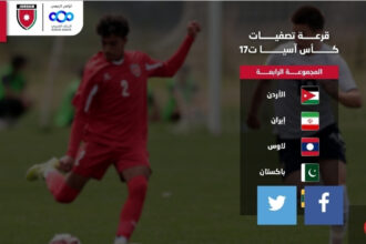 لاوس تستضيف مجموعة الأردن في تصفيات كأس آسيا للناشئين