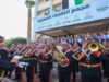 رفع العلم الأردني على سارية جديدة في مجمع النقابات المهنية