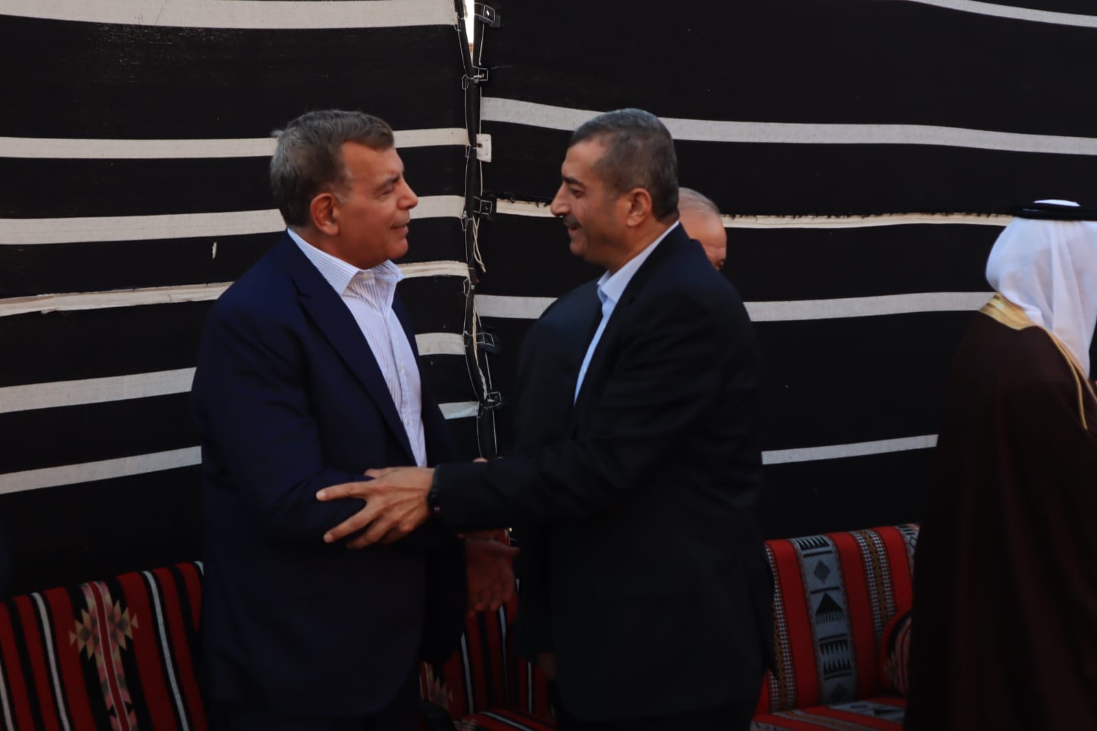 بالصور... المصري والحموري والملكاوي في ضيافة الزميل احمد البدادوة