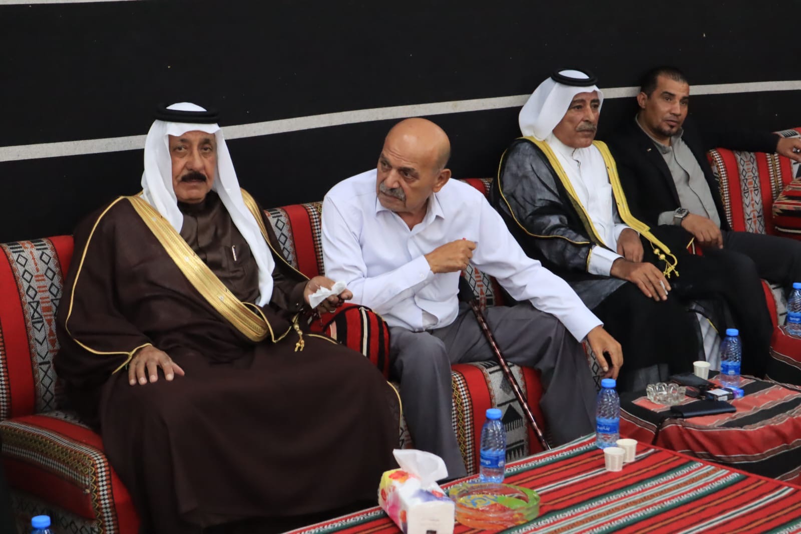 بالصور... المصري والحموري والملكاوي في ضيافة الزميل احمد البدادوة