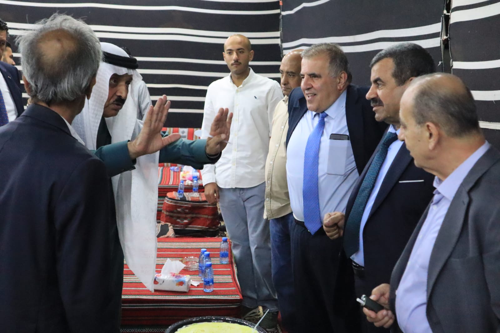بالصور... المصري والحموري والملكاوي في ضيافة الزميل احمد البدادوة