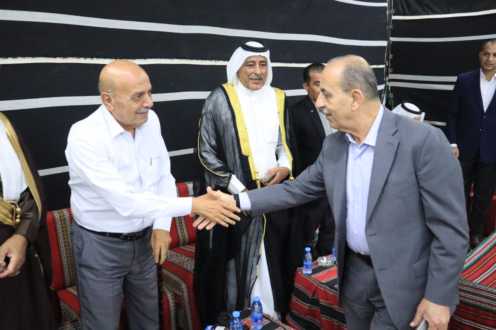 بالصور... المصري والحموري والملكاوي في ضيافة الزميل احمد البدادوة