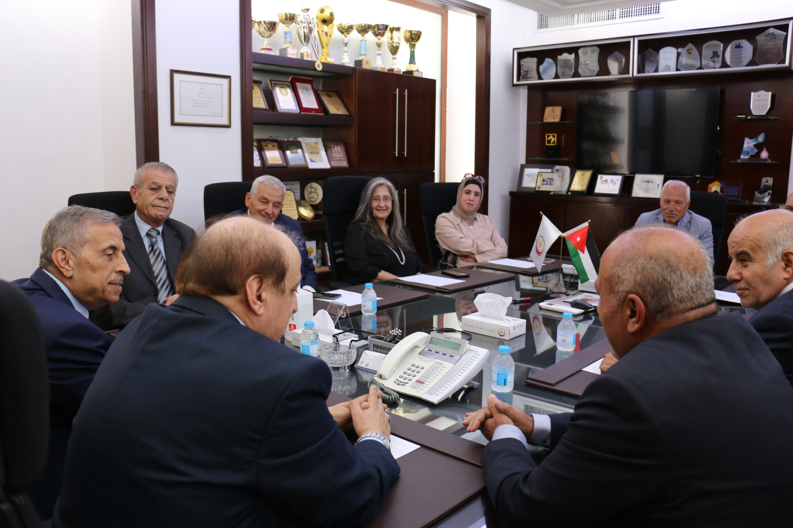 حزب البناء الوطني يلتقي عطوفة الدكتور فوزي الحموري ضمن مبادرة "شكراً"