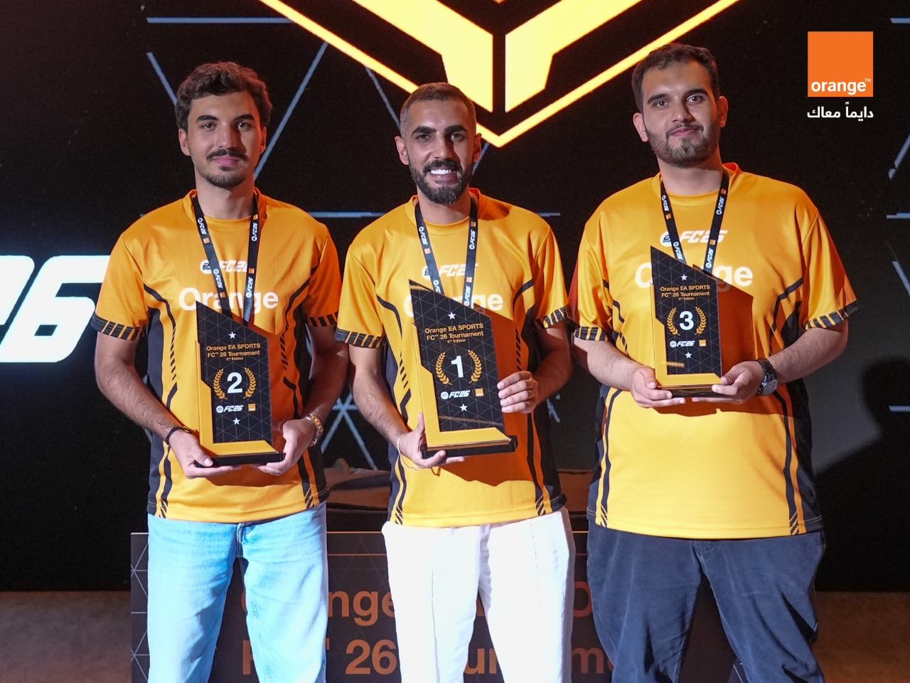 أورنج الأردن تتوّج عبد الحكيم الدراوشة بطلاً للنسخة الثانية من بطولة Orange EA SPORTS FC™ 26