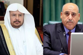 القاضي لرئيس الشورى السعودي: نقف إلى جانبكم وأمن السعودية ركيزة أساسية لاستقرار المنطقة