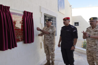 الحراسيس يفتتح المبنى الجديد لقيادة الشرطة العسكرية الملكية