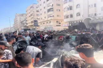 شهيدان وإصابات بقصف الاحتلال مركبة في تل الهوا جنوب غرب غزة