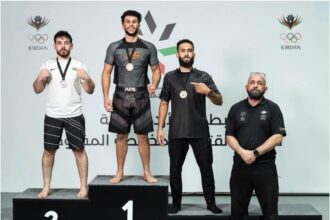 طالب جامعة عمان الأهلية (أمير العموش) يتوّج بطلاً للمملكة في الـ MMA