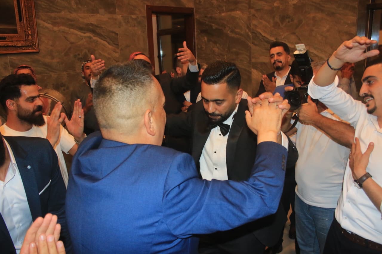 الشيخ مروان شوقي صلاح يحتفل بزواج نجلهه عدي بحضور الأهل والأصدقاء