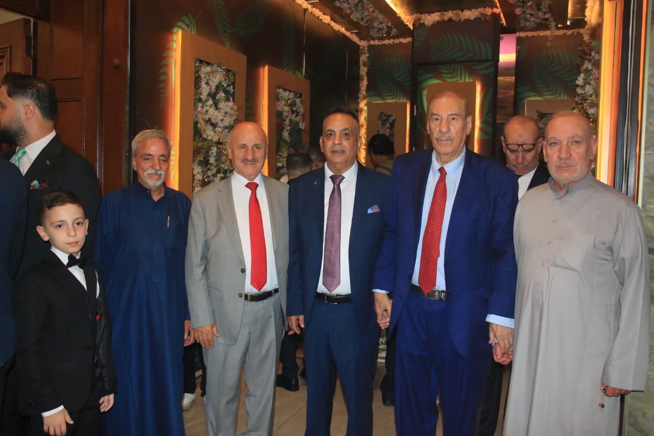 الشيخ مروان شوقي صلاح يحتفل بزواج نجلهه عدي بحضور الأهل والأصدقاء