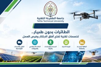 الطفيلة التقنية "الطائرات بدون طيار" "تخصصات تقنية تفتح آفاق الابتكار وفرص العمل"