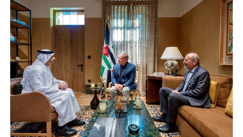 صورة حول : الملك يشدد على ضرورة التوصل إلى تهدئة شاملة تضمن أمن الدول العربية الملك يشدد على ضرورة التوصل إلى تهدئة شاملة تضمن أمن الدول العربية