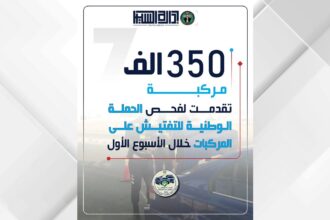 350 ألف مركبة خضعت للفحص الفني ضمن الحملة الشتوية على المركبات