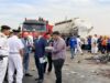 13 وفاة و34 إصابة في تصادم حافلة وشاحنة غرب القاهرة