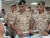 رئيس هيئة الأركان المشتركة يعود مصابي حادثة الكرك