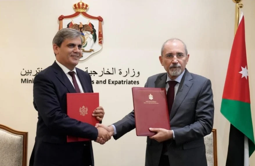 توقيع اتفاقية بشأن الإعفاء من متطلبات التأشيرة لحاملي جوازات السفر الدبلوماسية بين الأردن والجبل الأسود