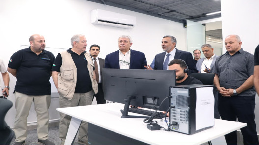 القطامين والمجالي يطلّعان على منظومة التحول الرقمي لعمليات النقل والموانئ في العقبة