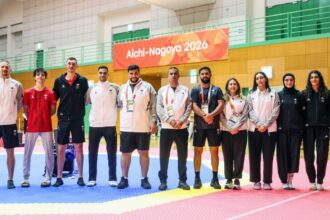 المنتخب الوطني للتايكواندو يبدأ مشاركته في آسياد ناغويا غدًا